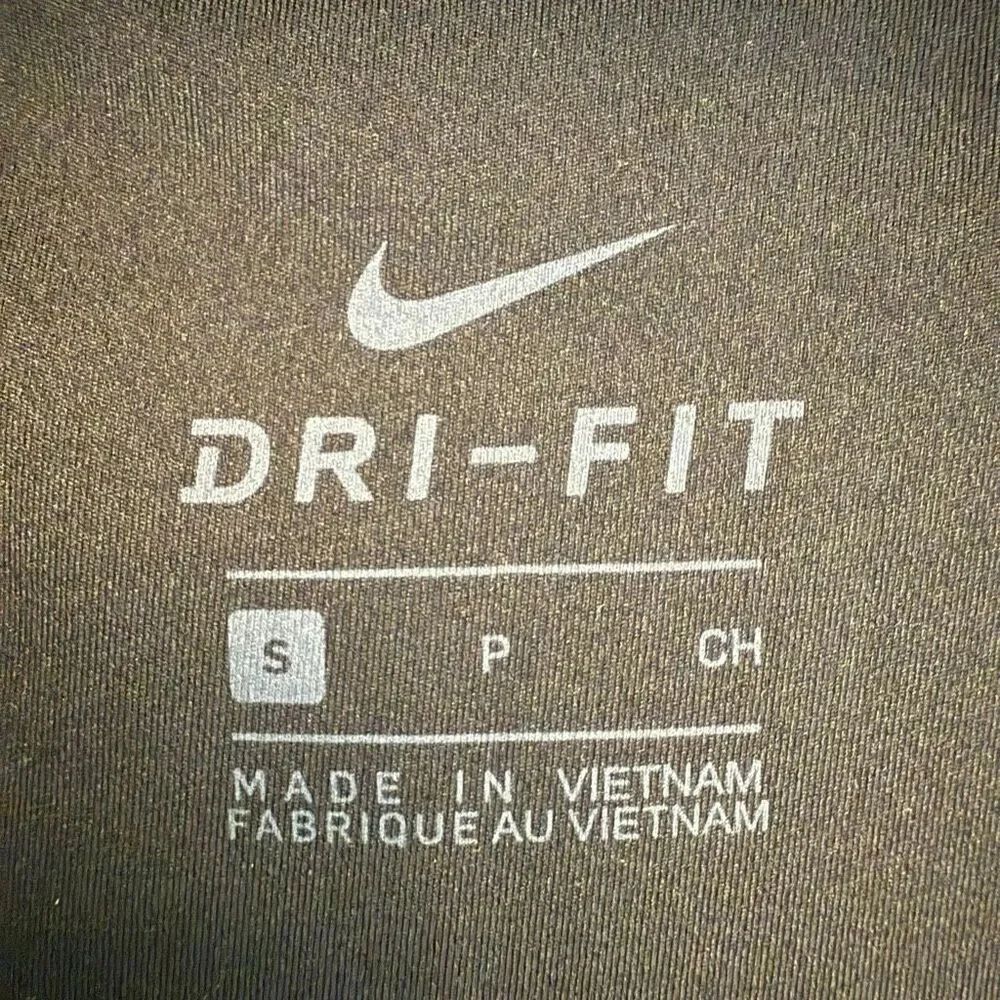 Nike Pro Sculpt Pull-On Mesh Panel Dri-Fit High Waisted 7/8 Leggings Black Small - Picture 5 of 5